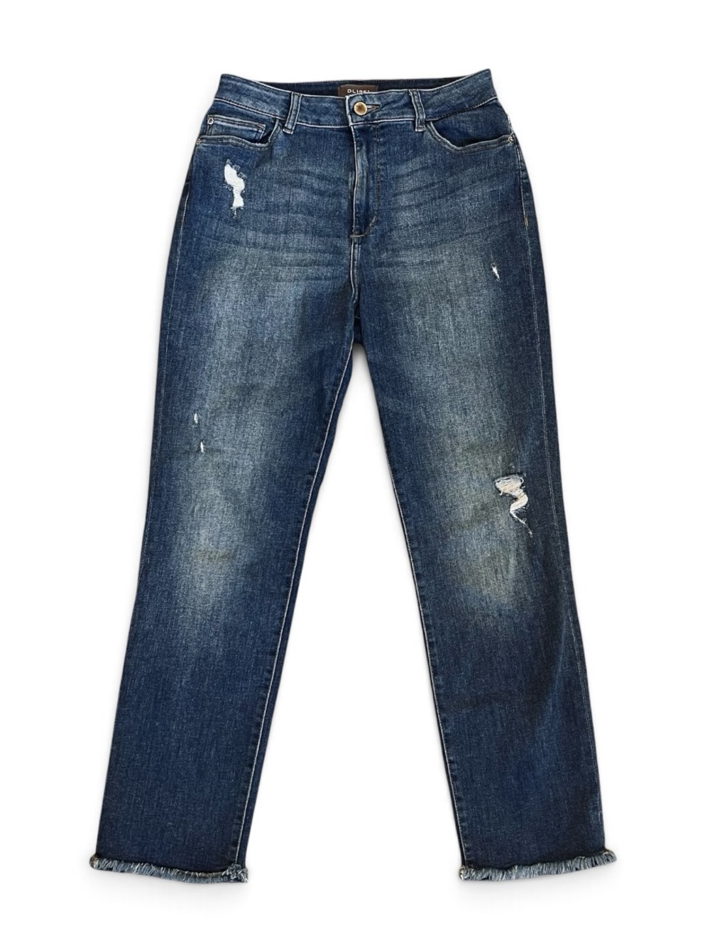 DL1961 Women’s Sz 30 Mara Mid Rise Jeans Straight Ankle Instasculpt Denim